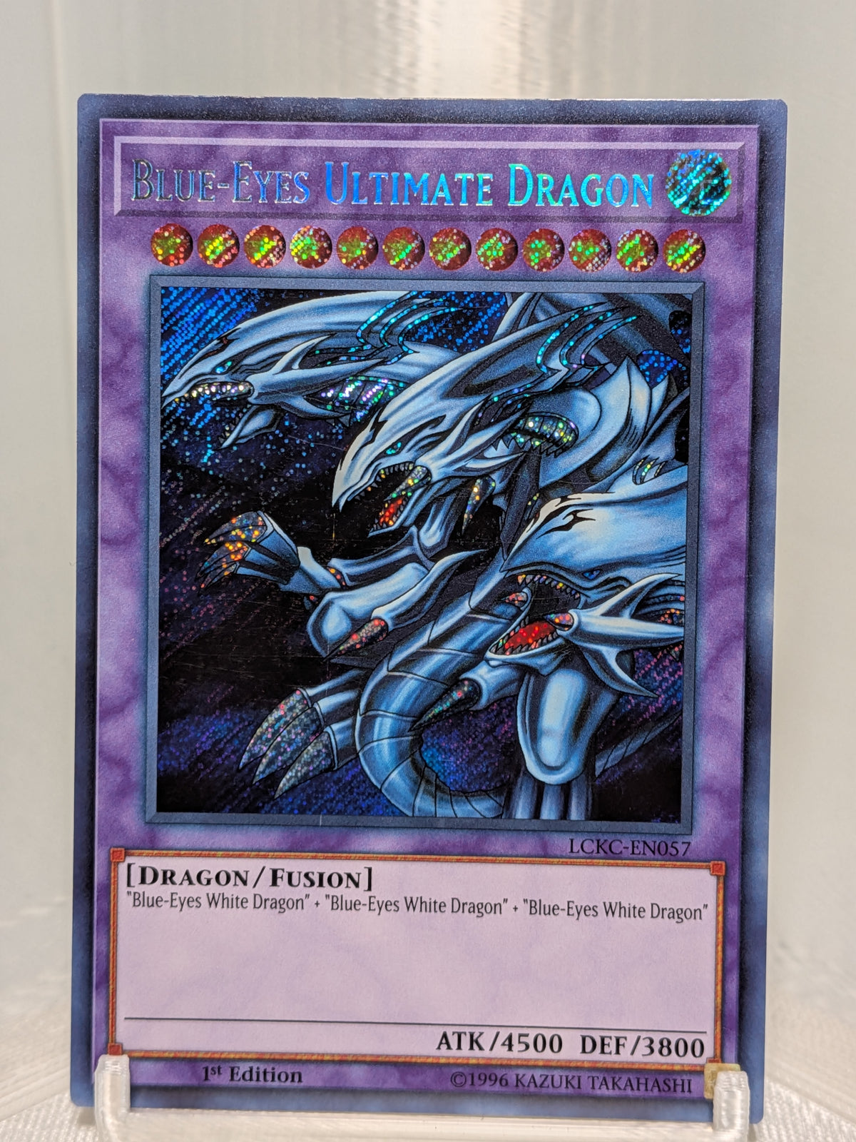 Blue-Eyes Ultimate Dragon - LCKC-EN057 - Secret Rare - 1st Edition