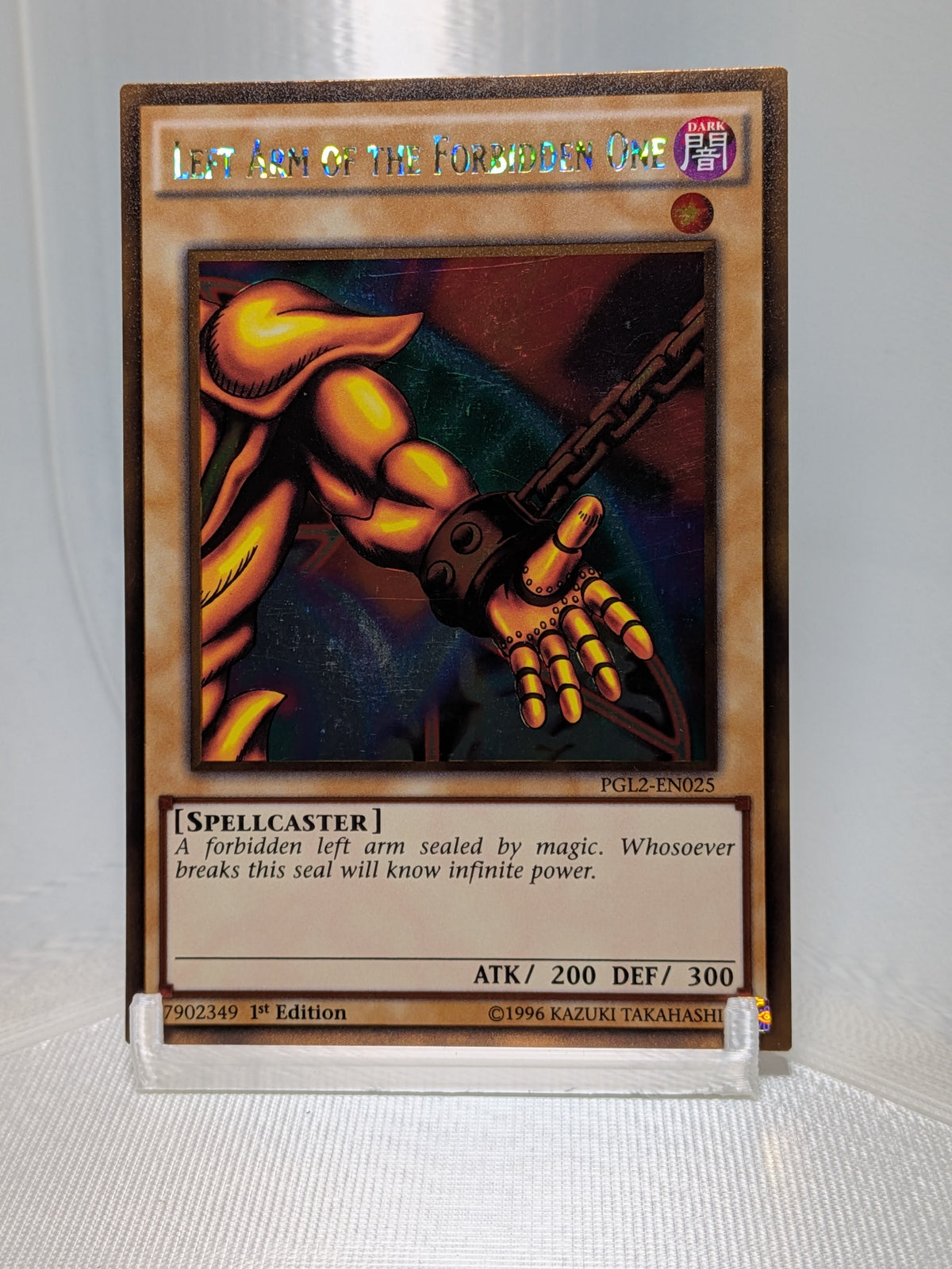 Left Arm of the Forbidden one - PGL2 - EN025 1st Edition - Gold Rare