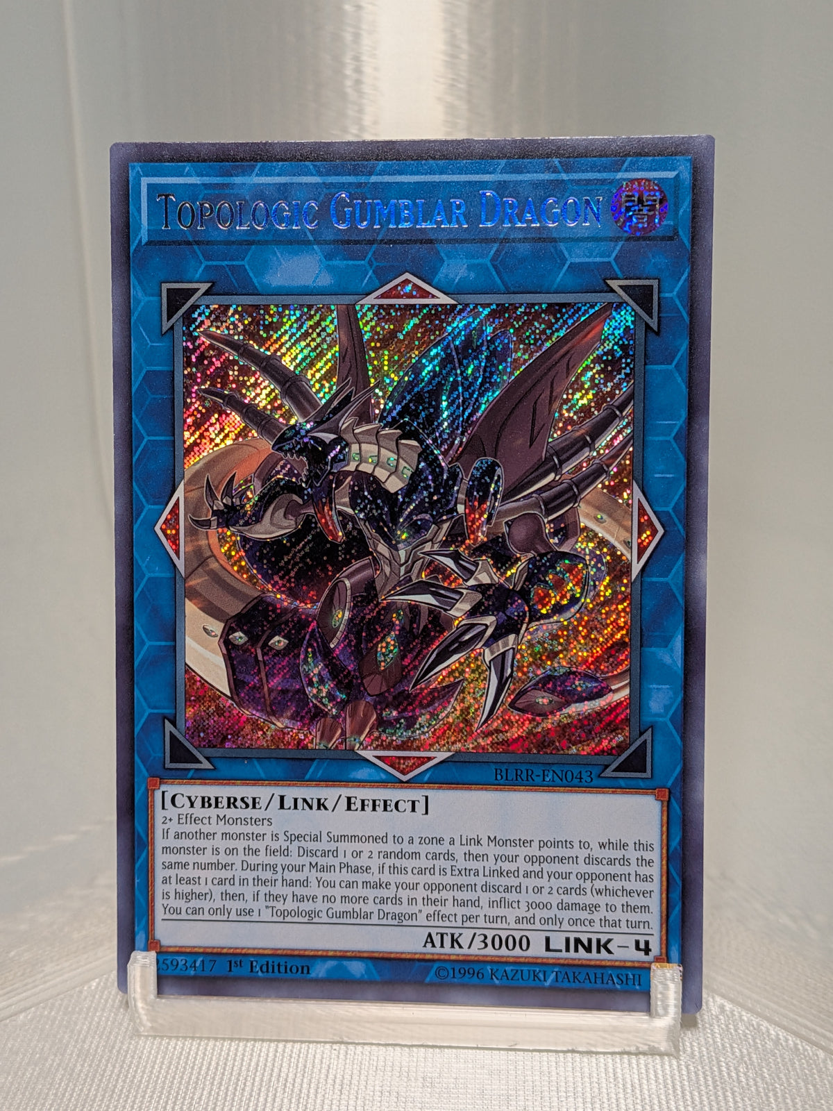 Topologic Gumblar Dragon - BLRR-EN043 - Secret Rare