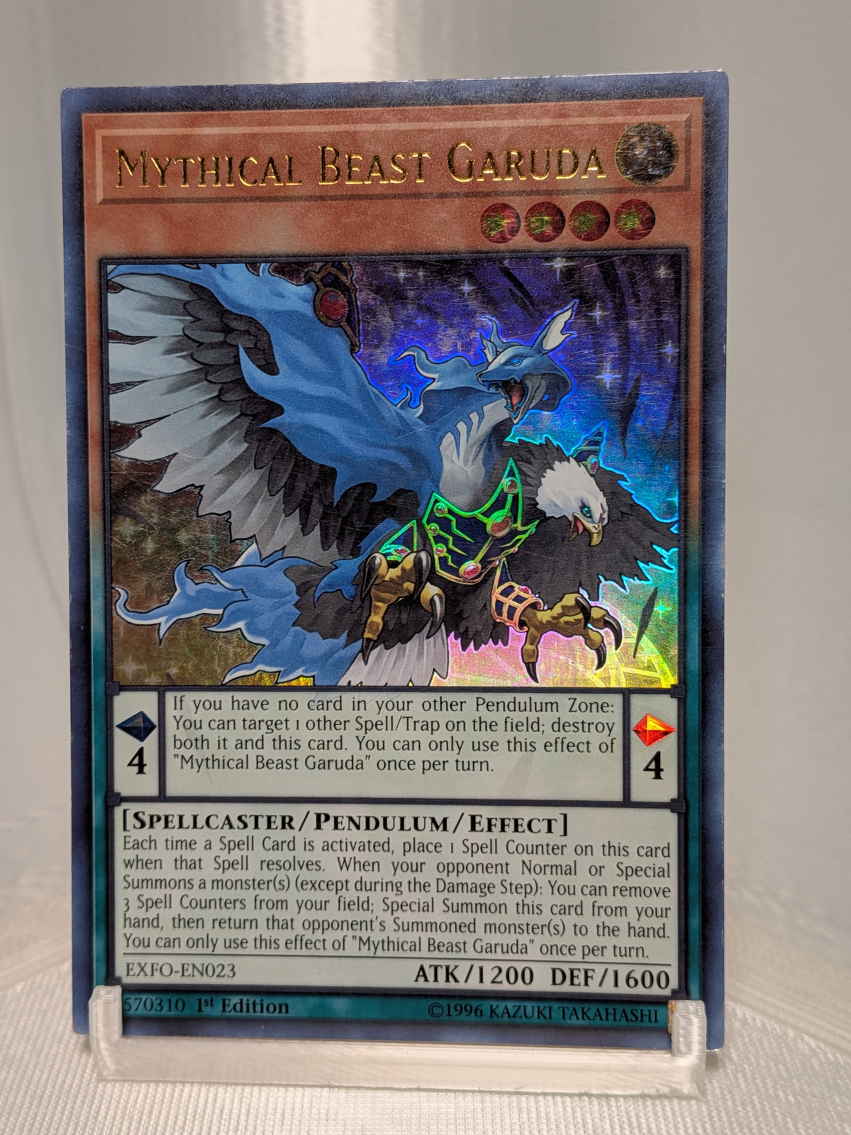 Mythical Beast Garuda - EXFO-EN023 - Ultra Rare
