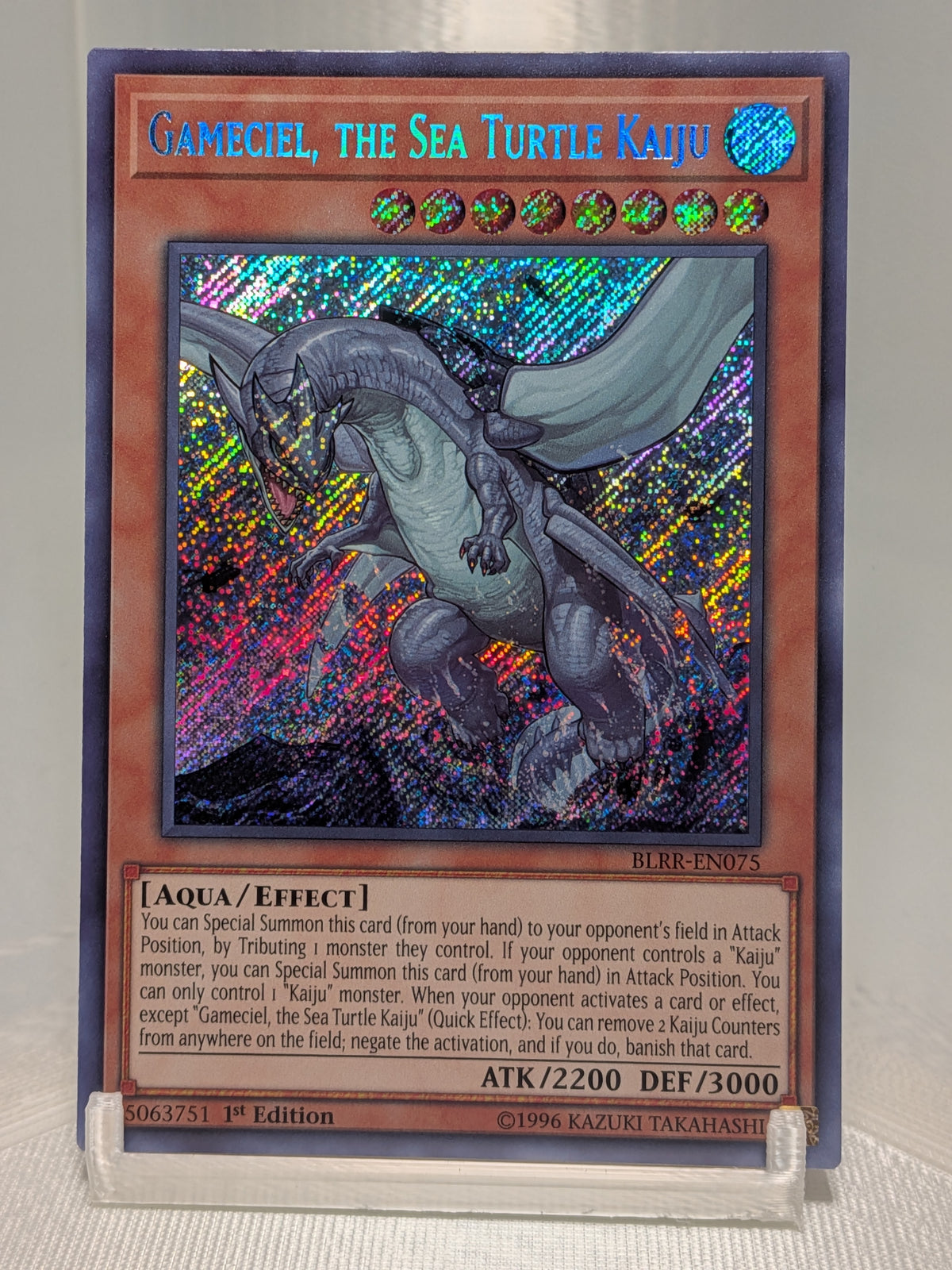 Gameciel, the Sea Turtle Kaiju - BLRR-EN075 - Secret Rare