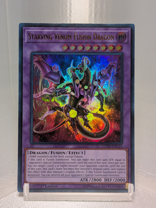 Starving Venom Fusion Dragon - LEDD-ENC25 - Ultra Rare