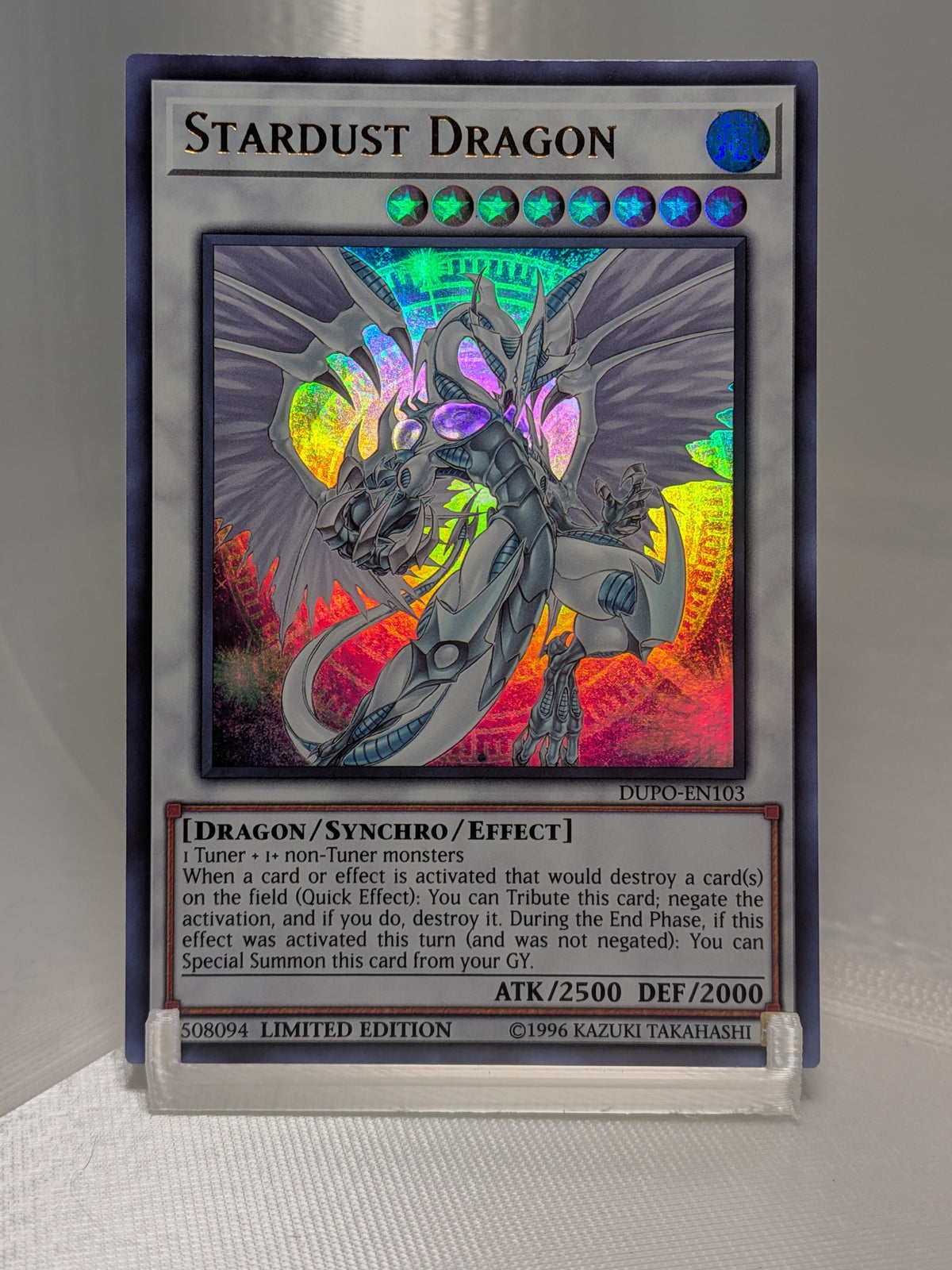 Stardust Dragon - DUPO-EN103 - Ultra Rare - Limited Edition