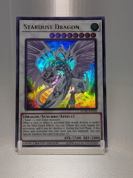 Stardust Dragon - DUPO-EN103 - Ultra Rare - Limited Edition